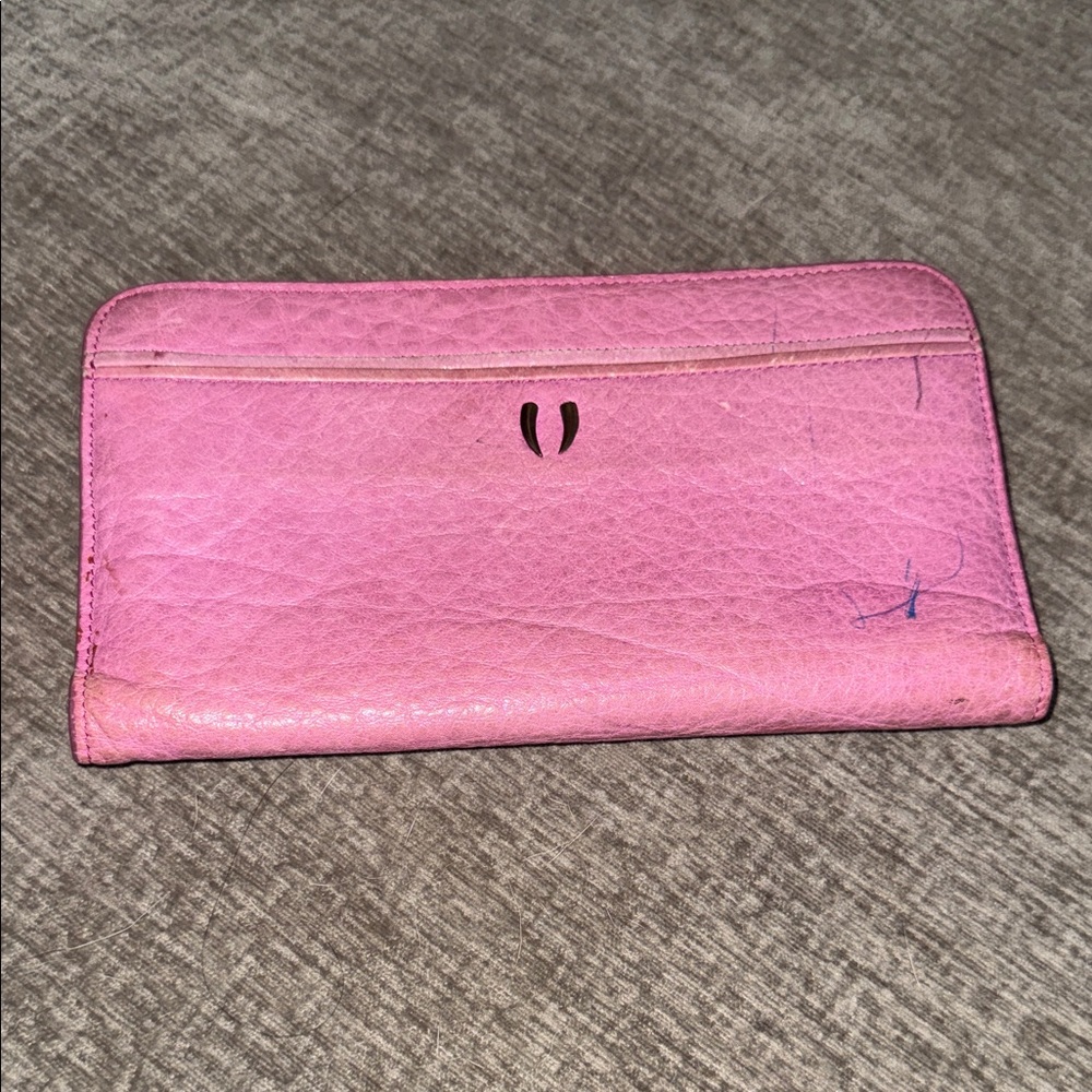 TUSK brand Pink Leather Women's Wallet